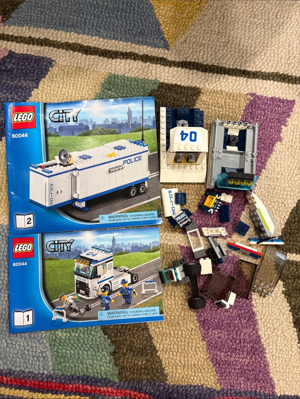 Lego city 60044 incomplete